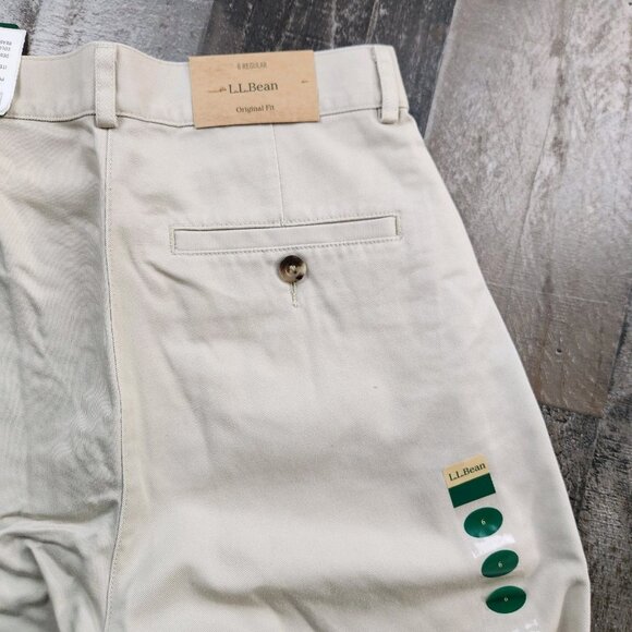 Womens LL Bean size 6 Reg Original Fit Chino Twill Pants 30" inseam - Picture 11 of 12